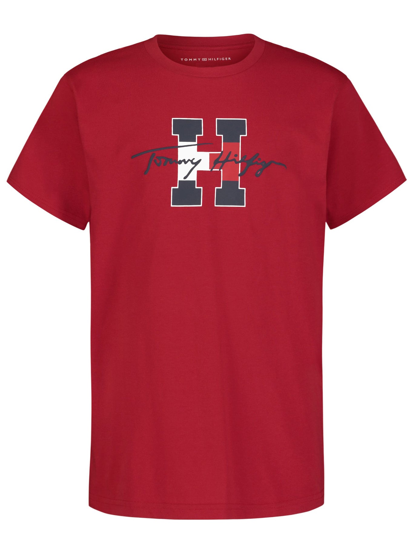 Camiseta Tommy Hilfiger Mangas Cortas Estampada P/ Niños by Tommy Hilfiger