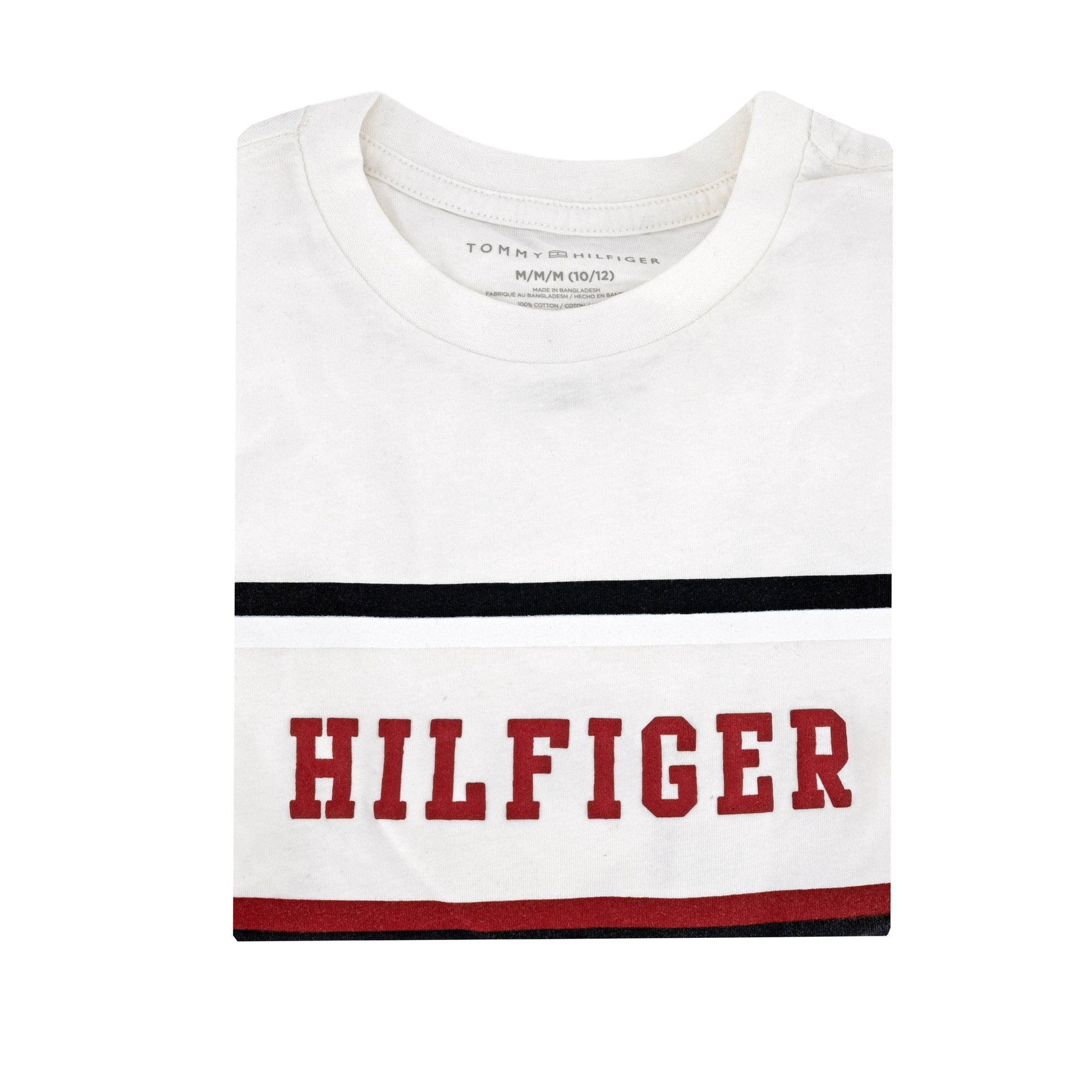 Camiseta Tommy Hilfiger Mangas Largas Estampada P/ Niños by Tommy Hilfiger