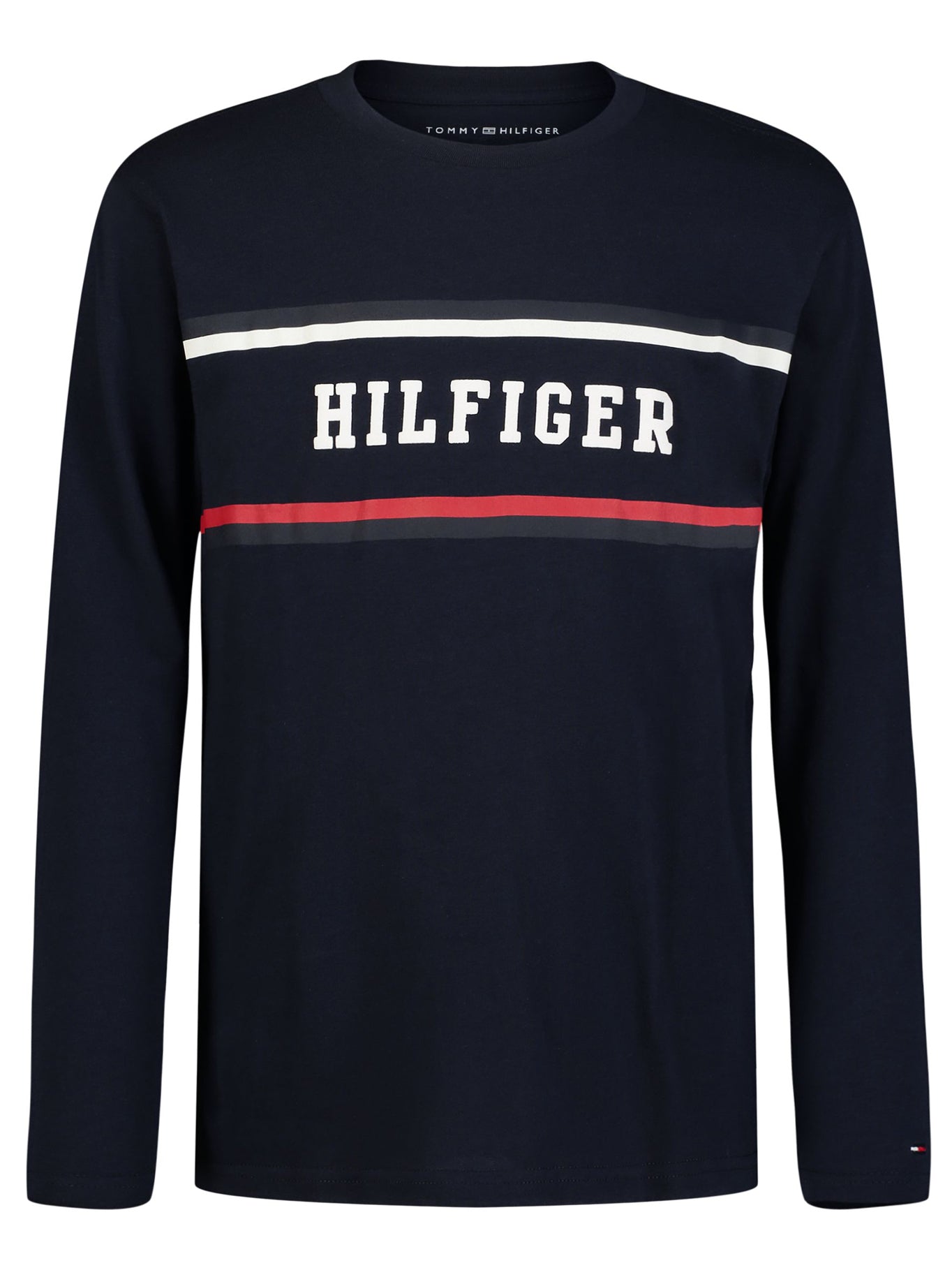 Camiseta Tommy Hilfiger Mangas Largas Estampada P/ Niños by Tommy Hilfiger