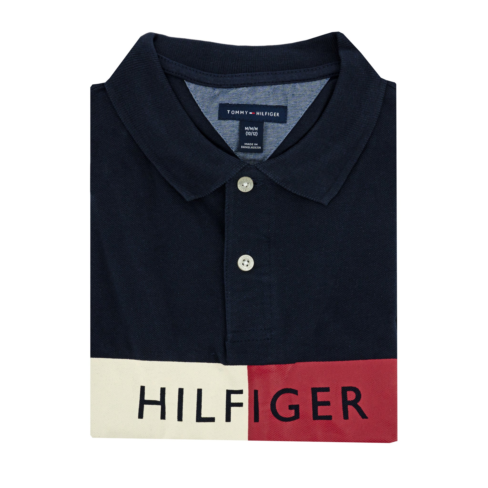 PoloShirt Tommy Hilfiger Mangas Cortas Combinado P/ Niños by Tommy Hilfiger