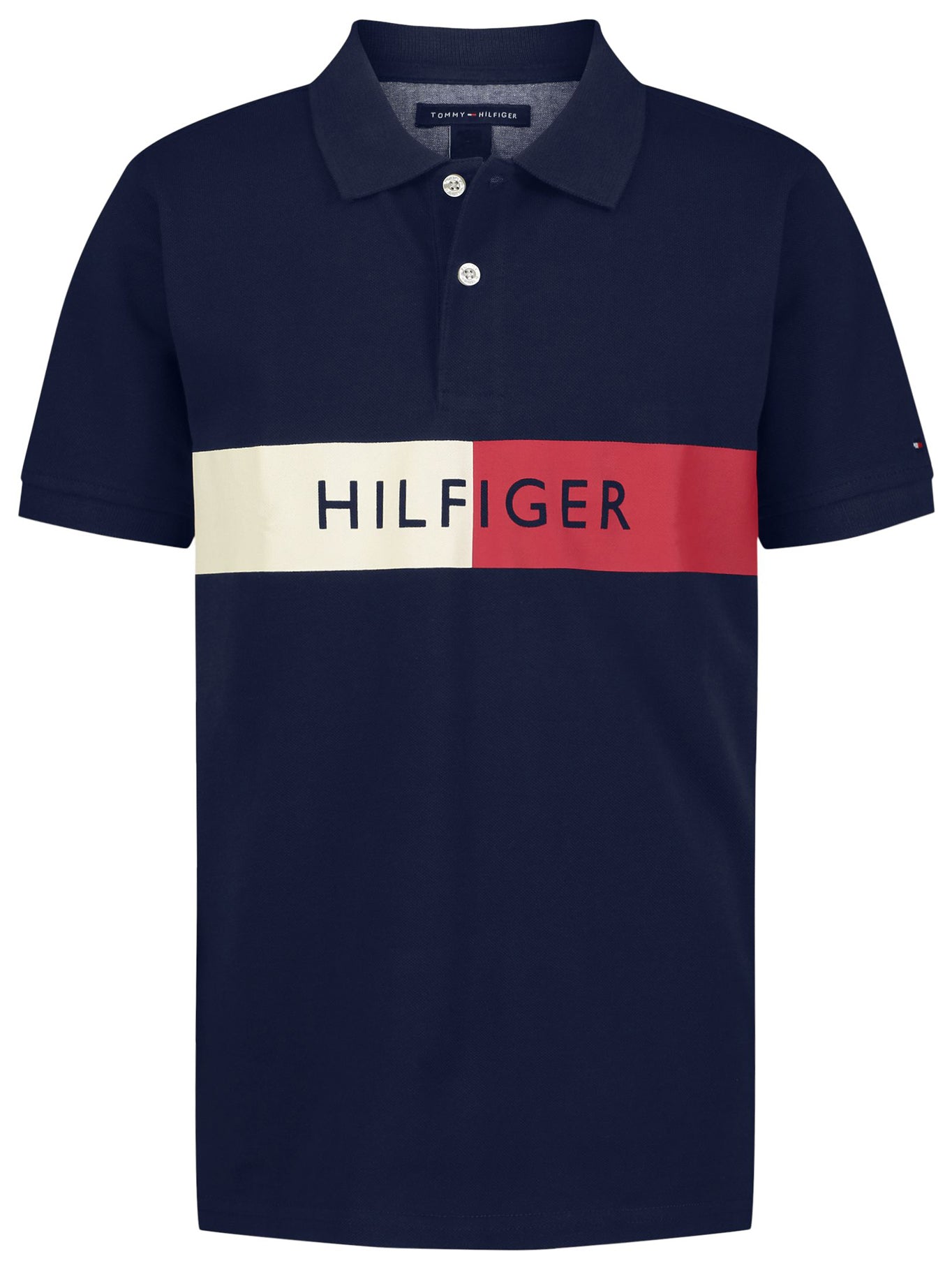 PoloShirt Tommy Hilfiger Mangas Cortas Combinado P/ Niños by Tommy Hilfiger