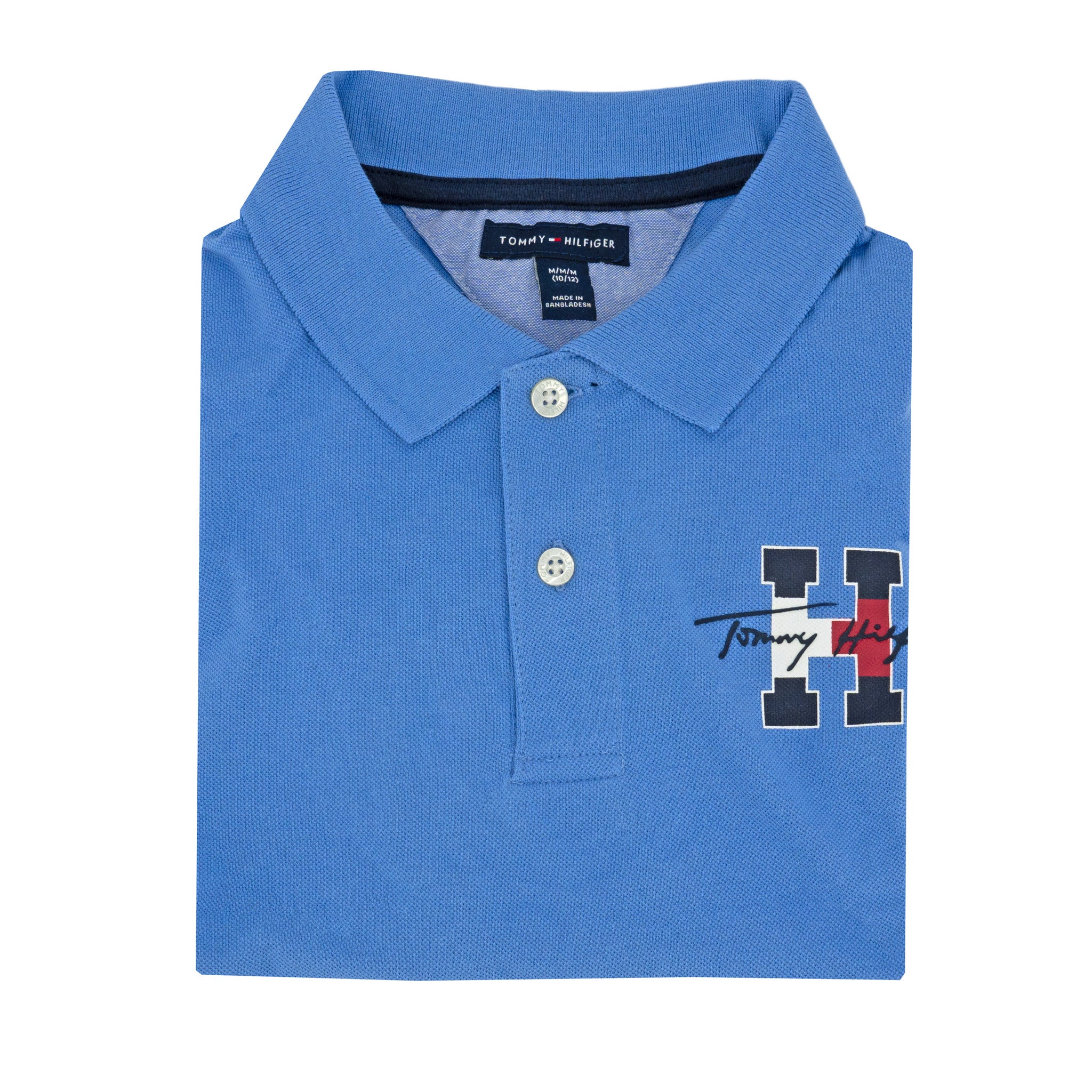 PoloShirt Tommy Hilfiger Mangas Cortas Liso P/ Niños by Tommy Hilfiger