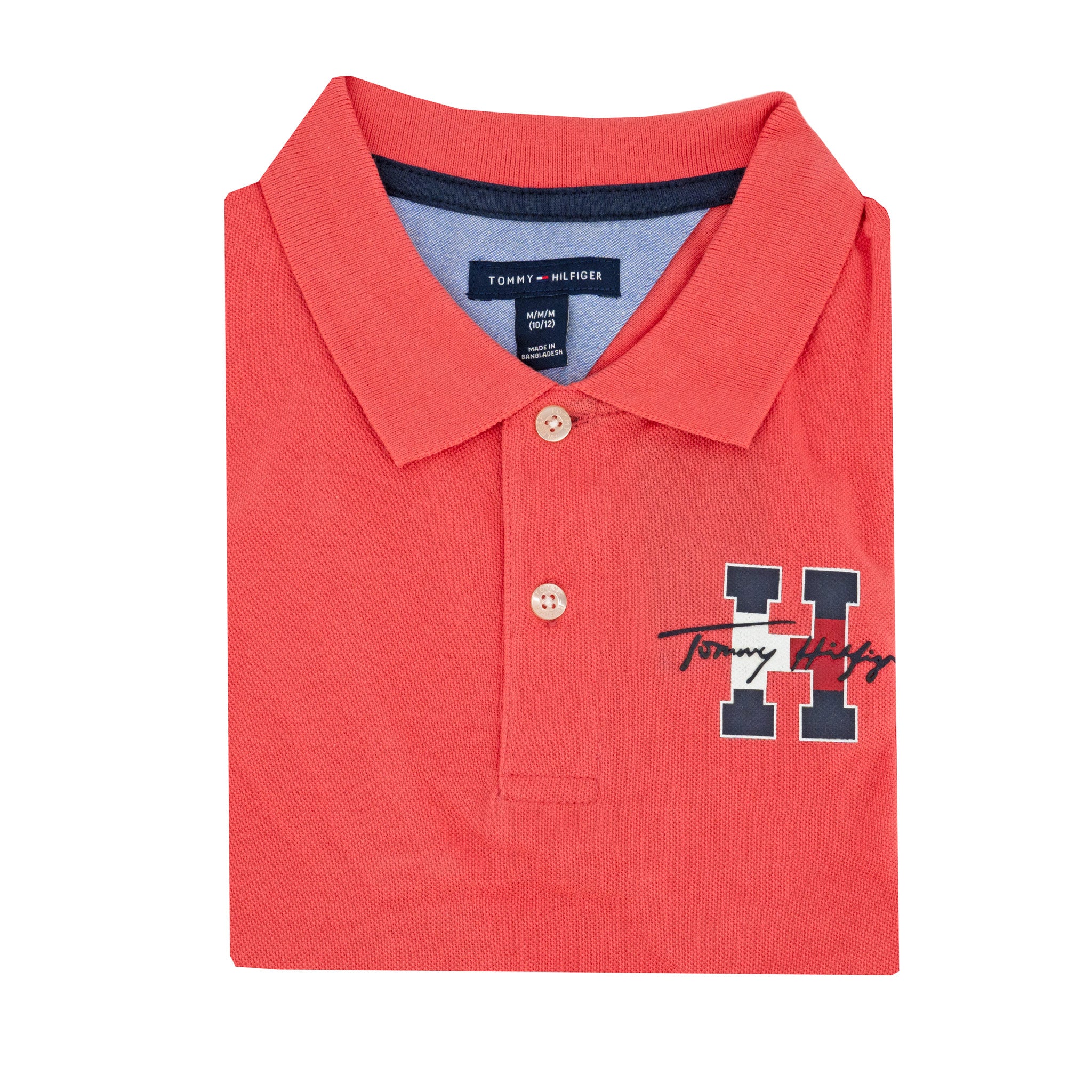 PoloShirt Tommy Hilfiger Mangas Cortas Combinado P/ Niños by Tommy Hilfiger