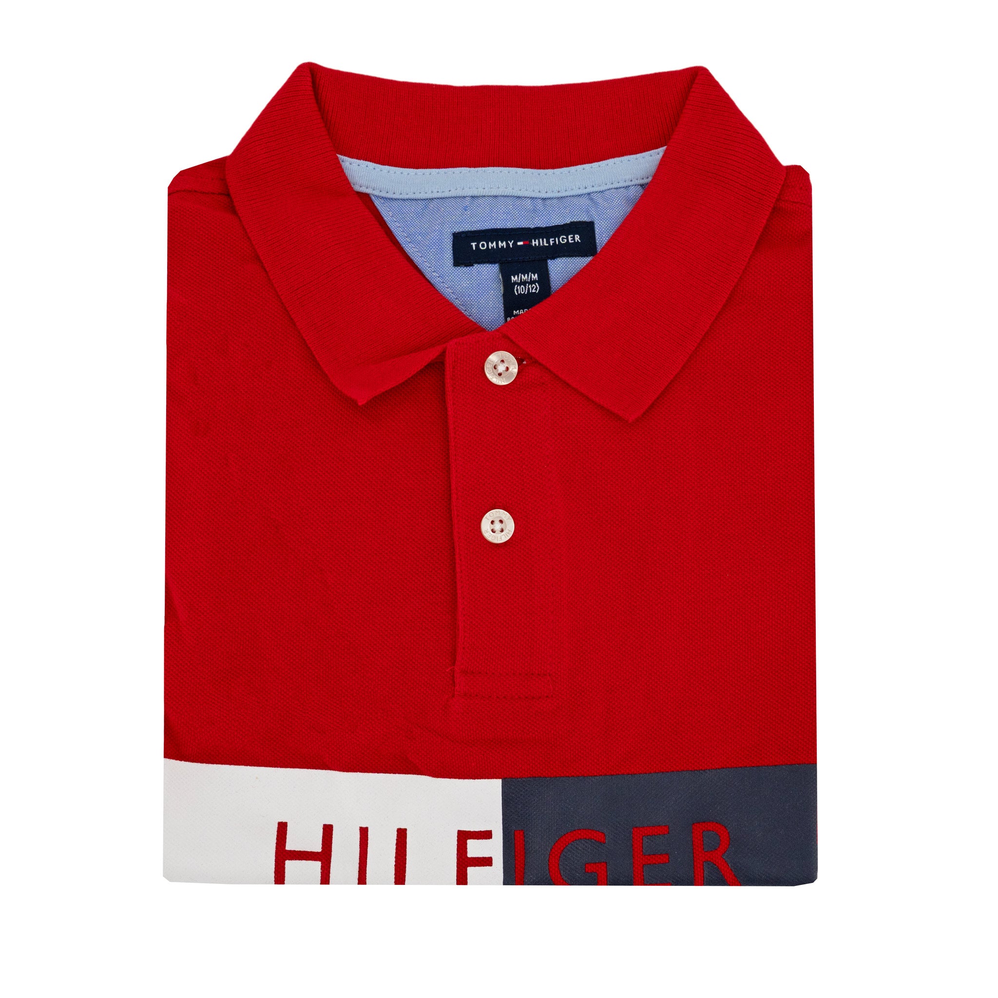 PoloShirt Tommy Hilfiger Mangas Cortas Combinado P/ Niños by Tommy Hilfiger