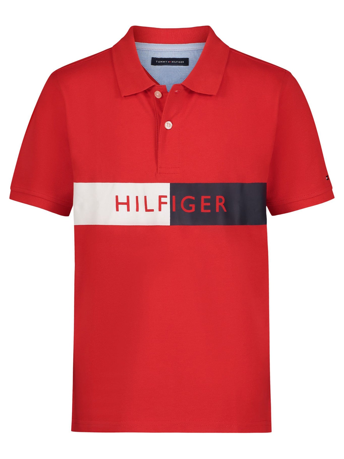 PoloShirt Tommy Hilfiger Mangas Cortas Combinado P/ Niños by Tommy Hilfiger