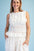 Blusa Gigio sin Mangas Eyelet para Damas – vista 9