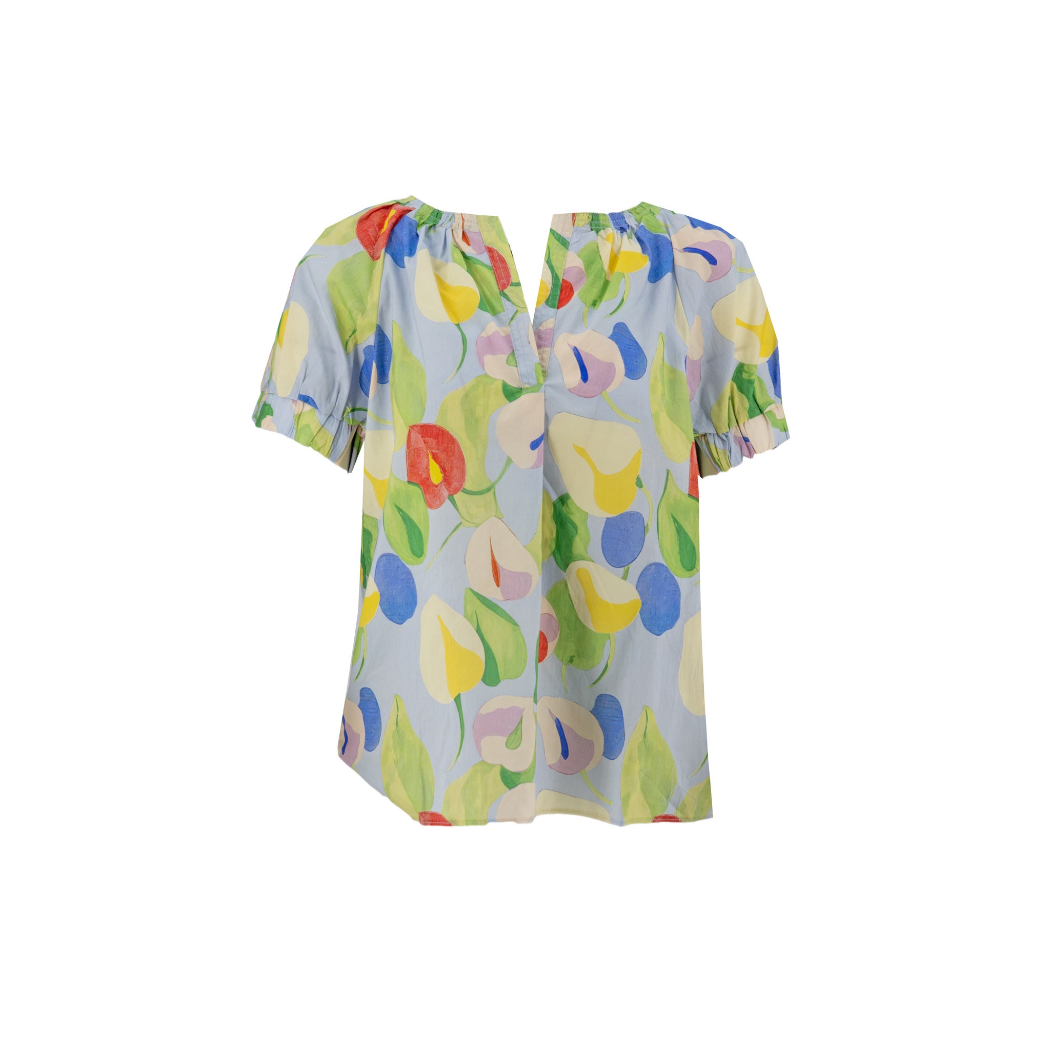 Blusa Gigio Mangas Cortas Estampado para Damas