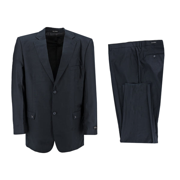 Traje Ted Lapidus 2 Botones Liso Azul Marino para Caballeros TL-10-660B