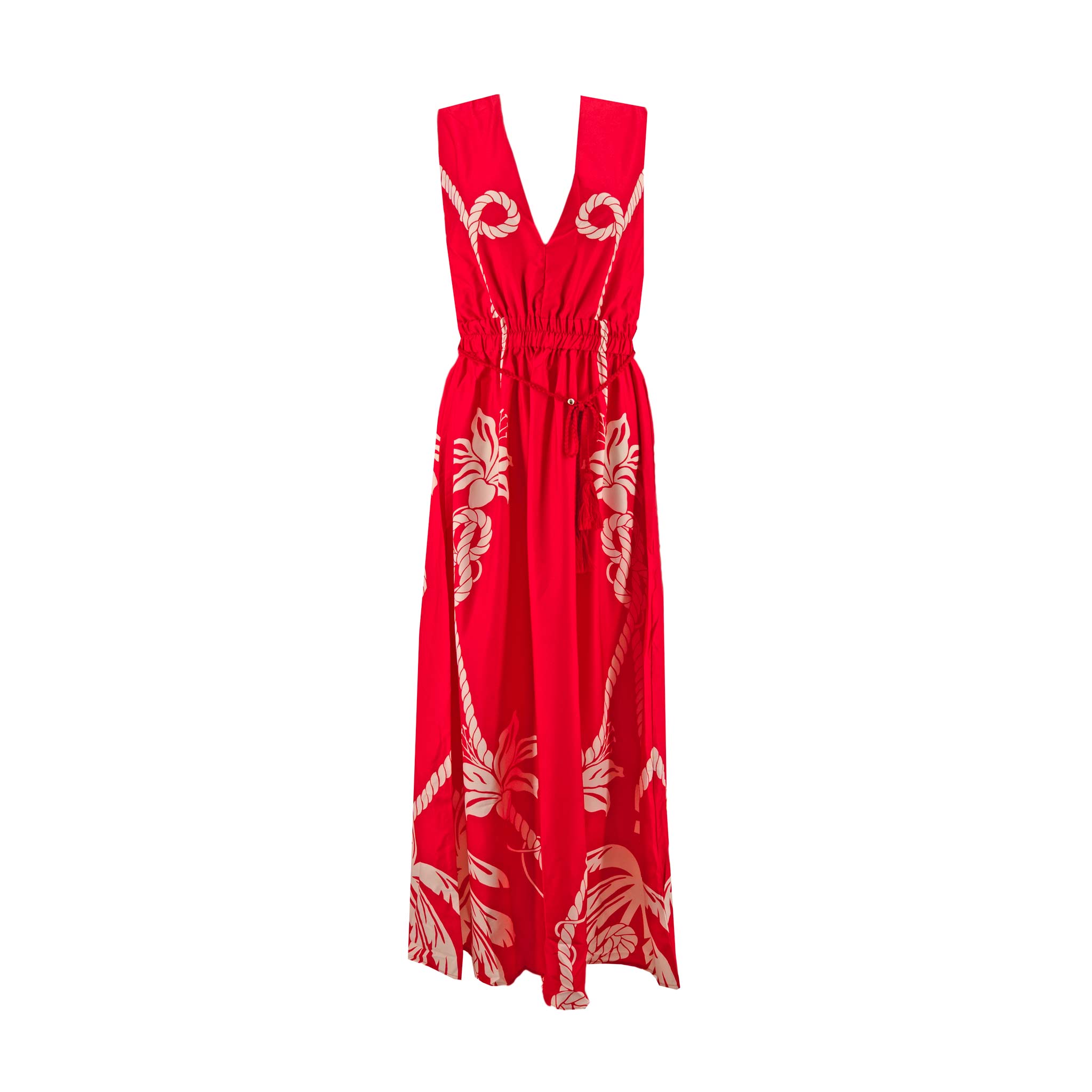 Vestido Sofia S sin Mangas Estampado para Damas