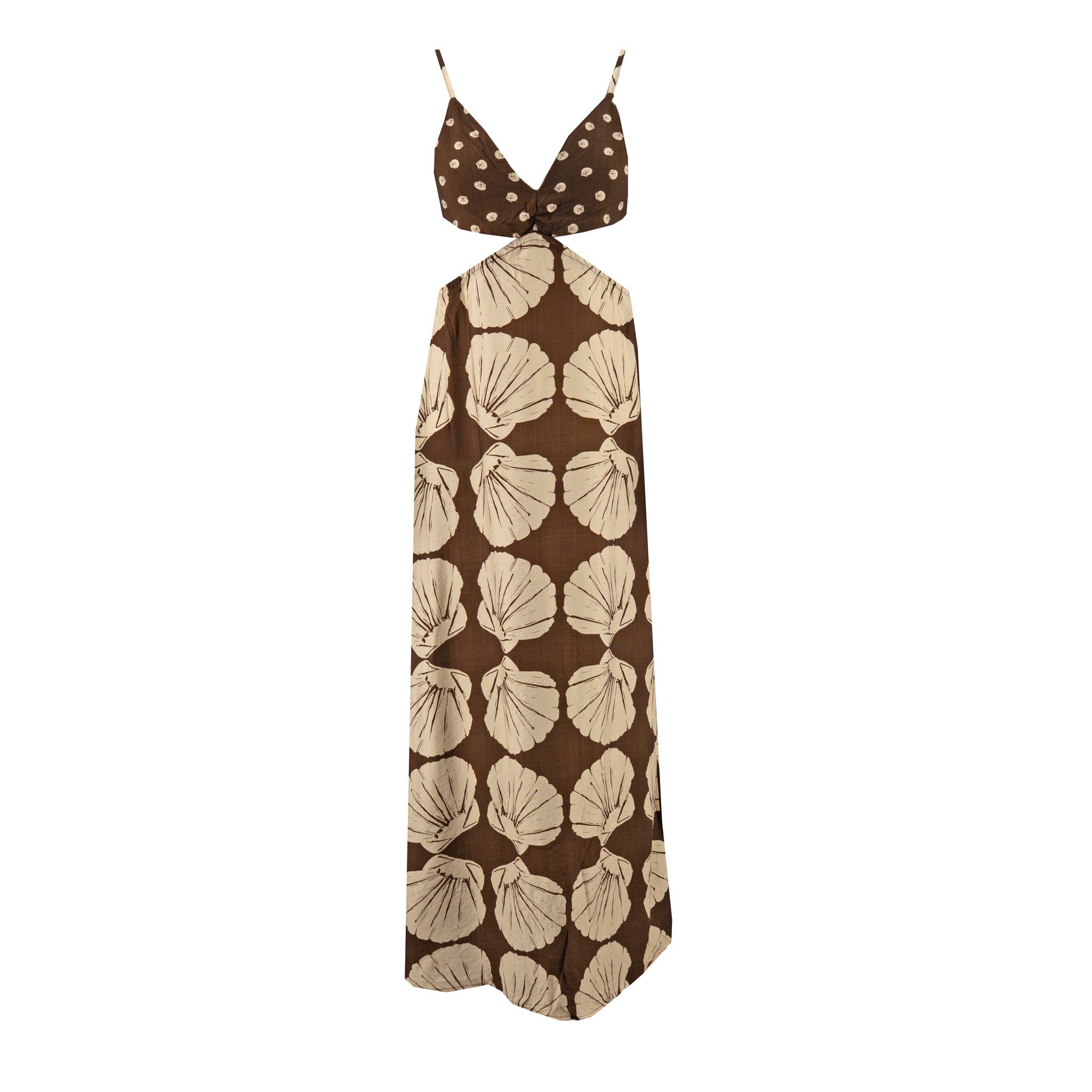 Vestido Sofia S Halter Estampado para Damas – vista 2
