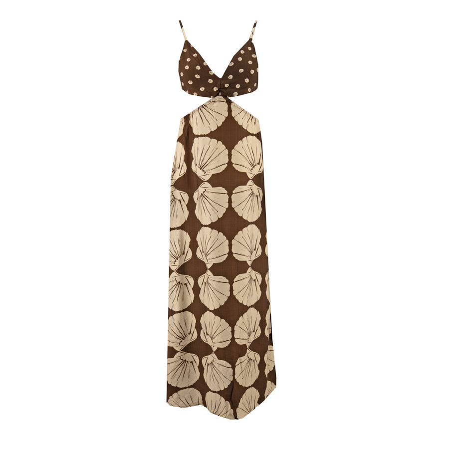 Vestido Sofia S Halter Estampado para Damas – vista 2