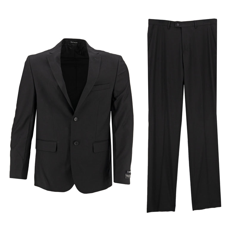 Traje Guy Laroche 2 Botones Liso Negro para Caballeros VEE1ACH-031