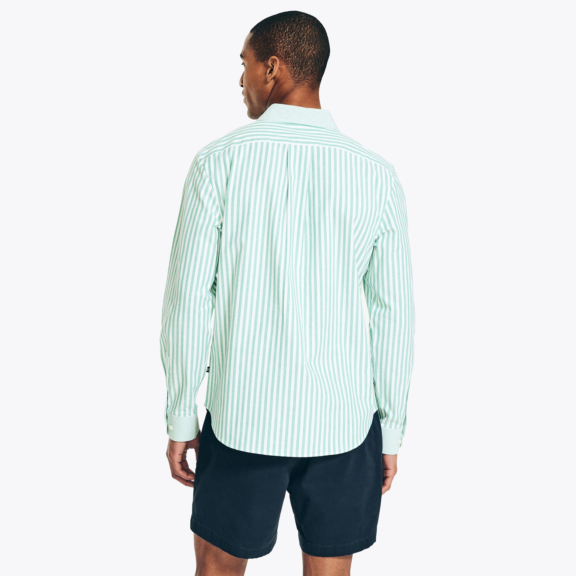Camisa Nautica Ml Rayas Cab