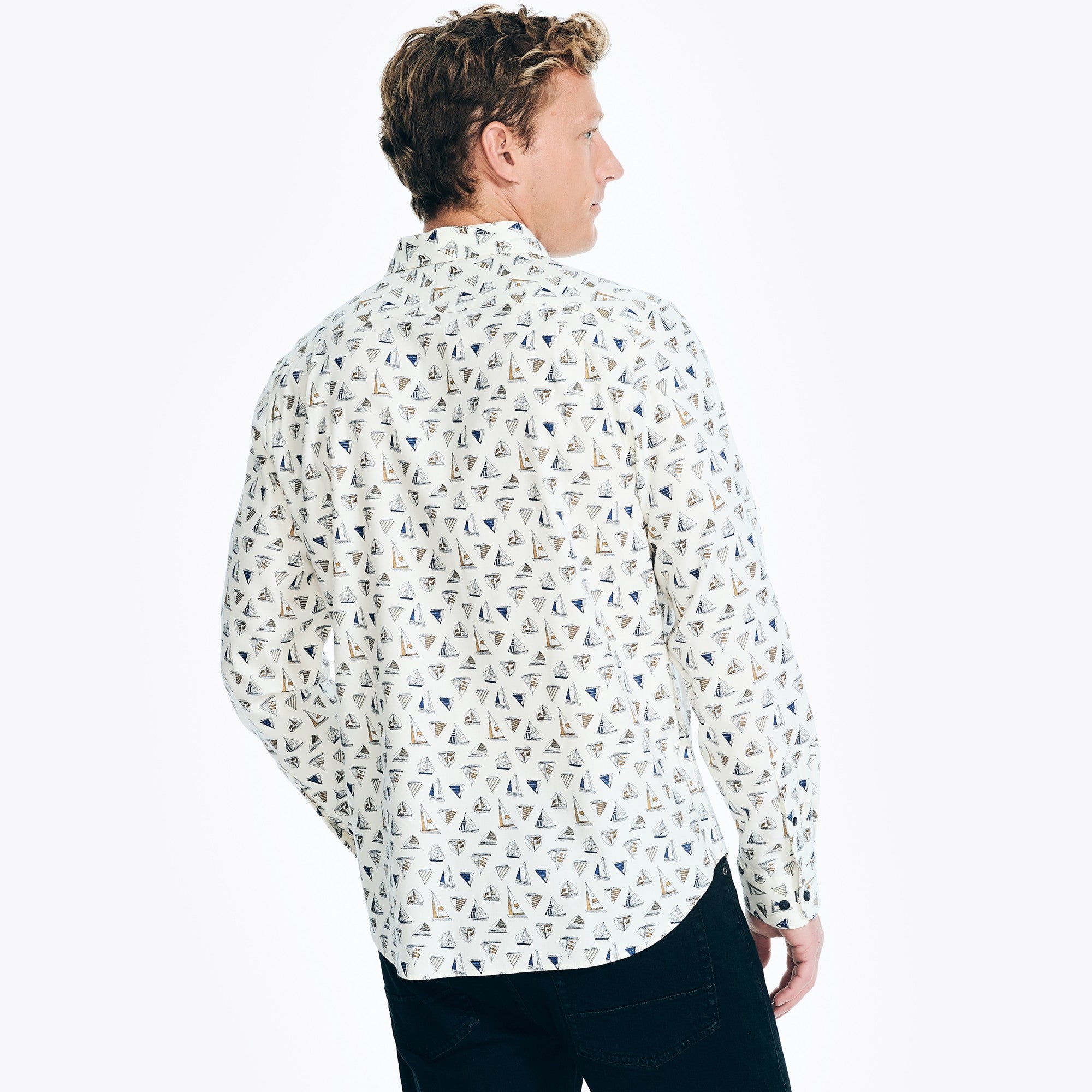 Camisa Nautica Ml Estamp Cab