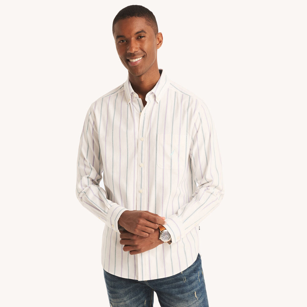 Camisa Nautica Ml Rayas Cab