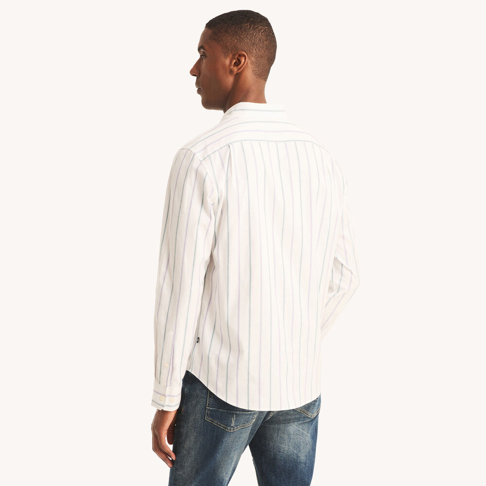 Camisa Nautica Ml Rayas Cab