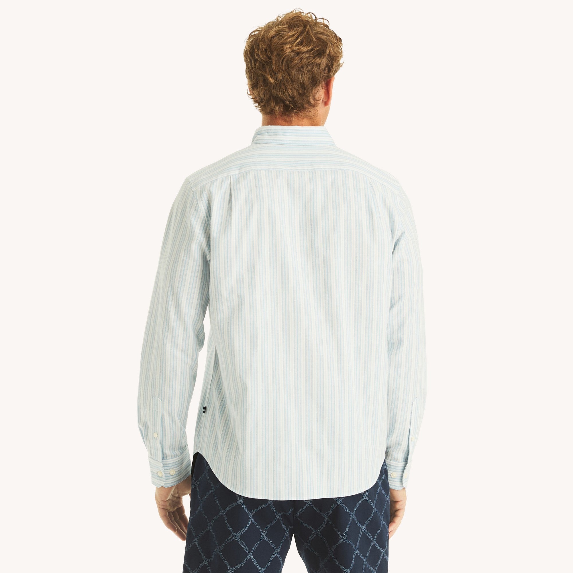 Camisa Nautica Ml Rayas Cab