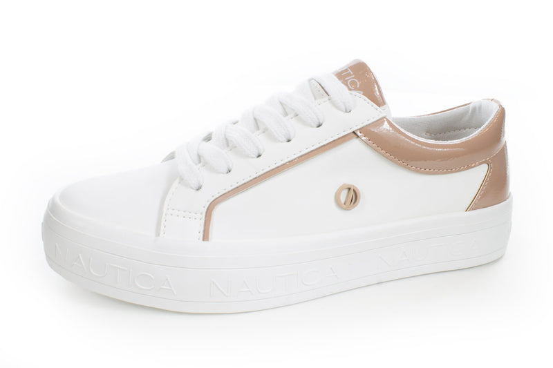 Tenis Nautica Osmanthus White Mauve para Damas