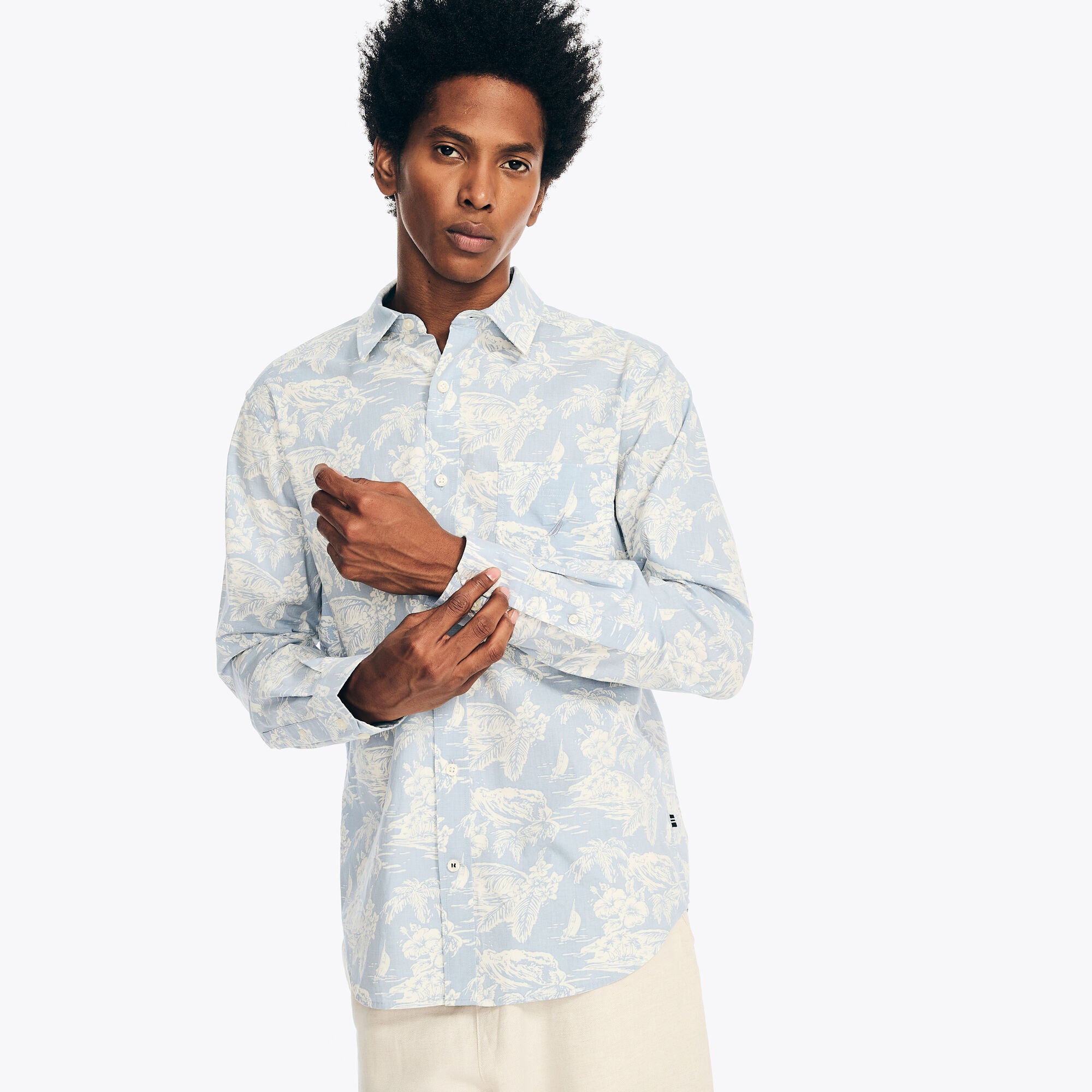 Camisa Nautica Ml Estamp Cab