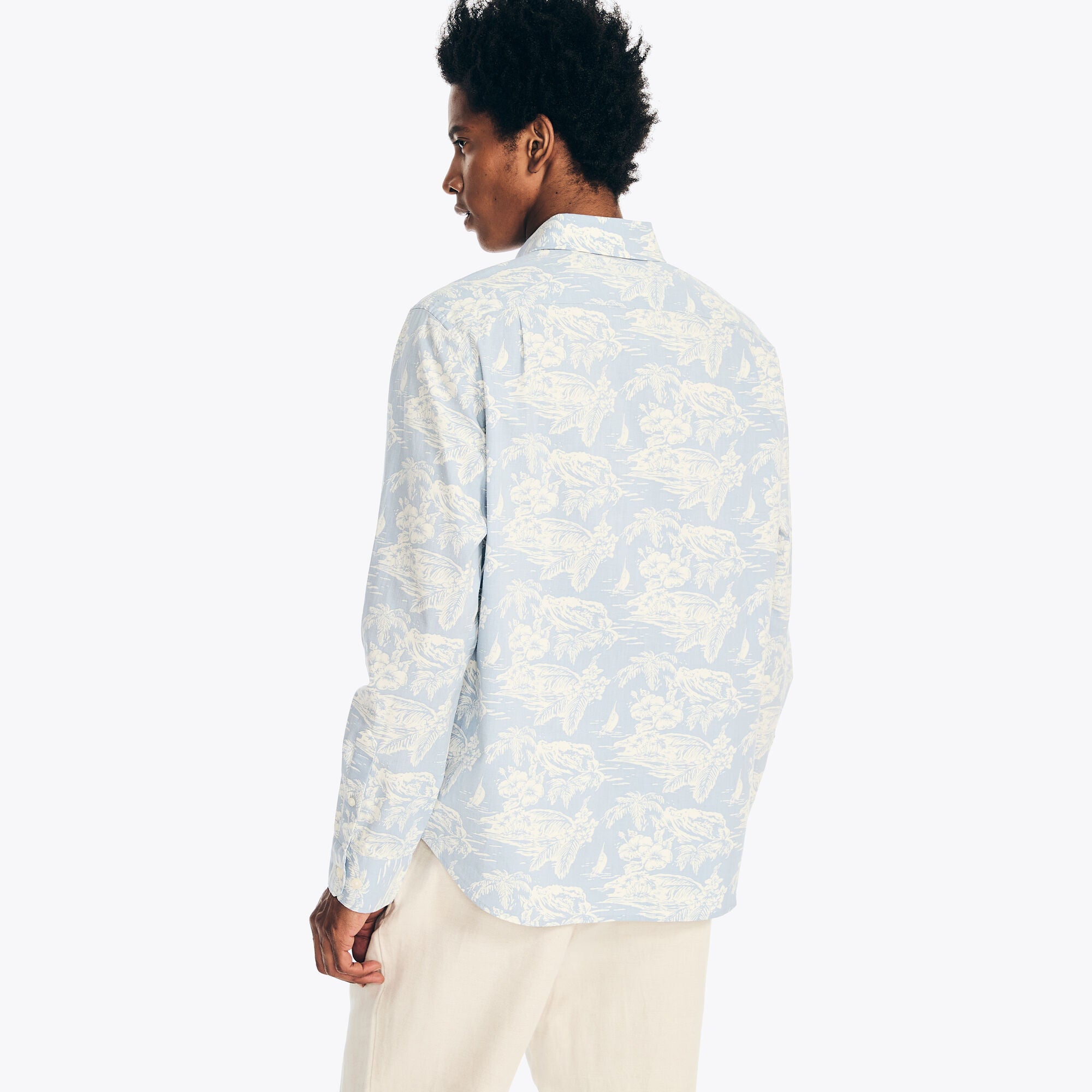 Camisa Nautica Ml Estamp Cab