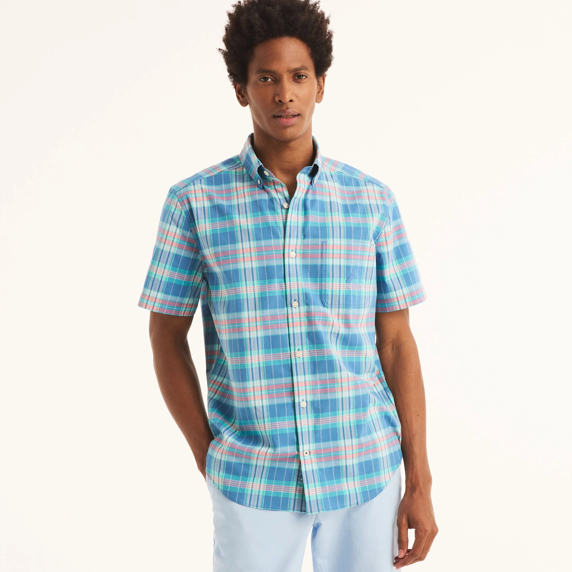 Camisa Nautica Mc Cuadros Cab