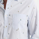 Camisa Nautica Mangas Largas Estampada Para Caballeros by Nautica