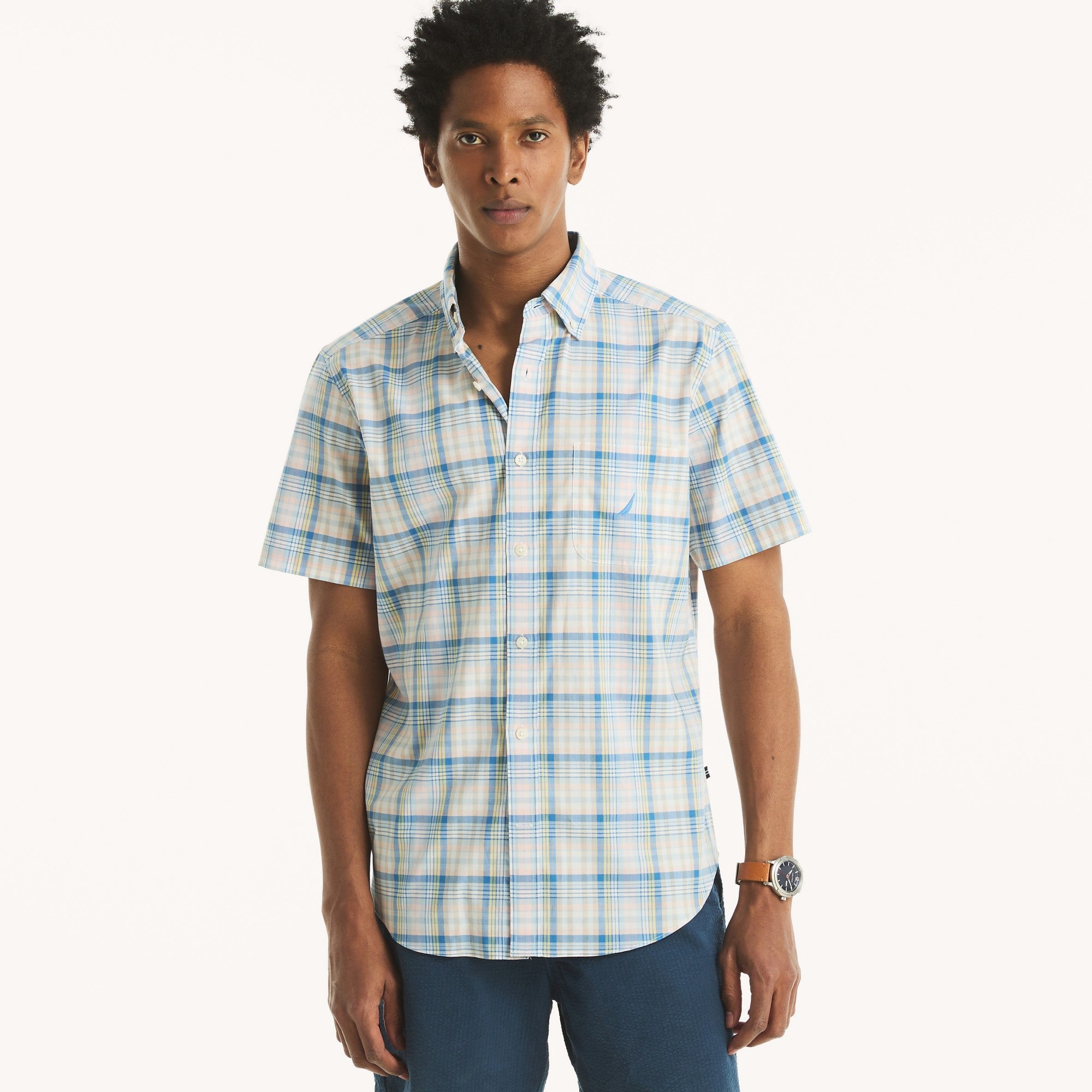 Camisa Nautica Mc Cuadros Cab