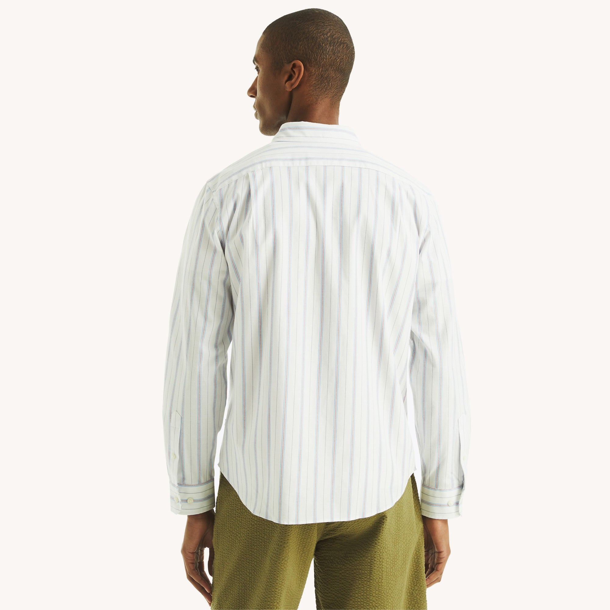 Camisa Nautica Ml Rayas Cab