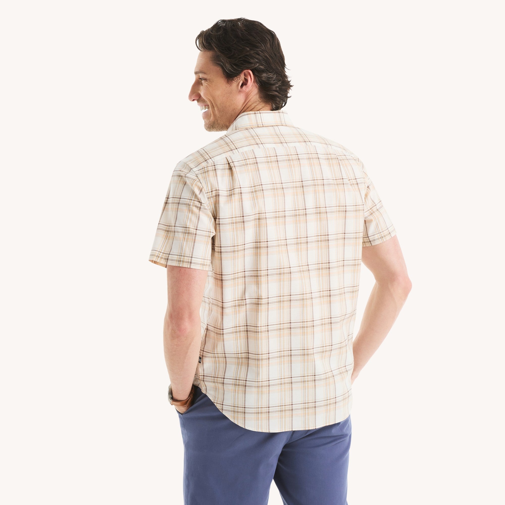 Camisa Nautica Mc Cuadro Cab