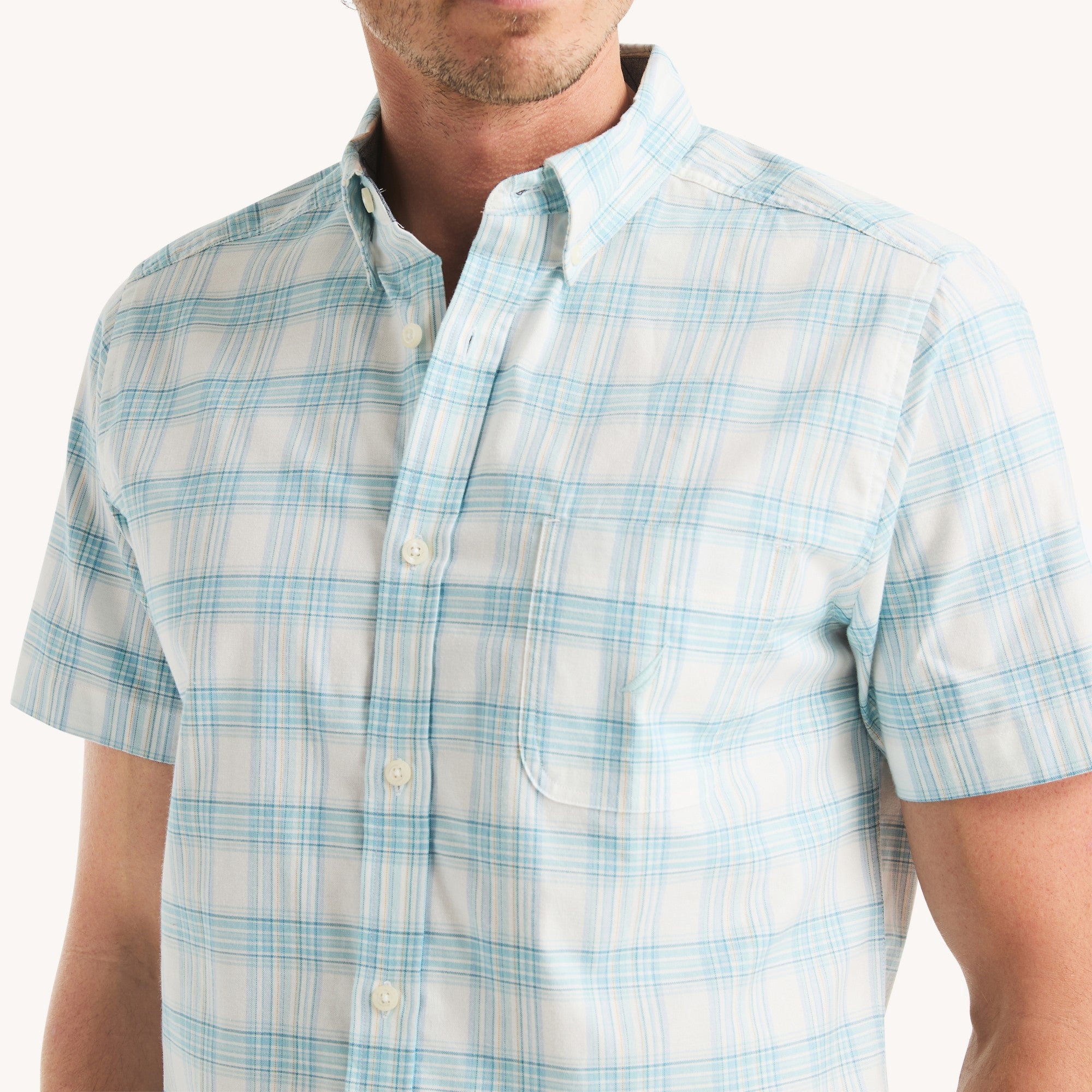 Camisa Nautica Mc Cuadro Cab