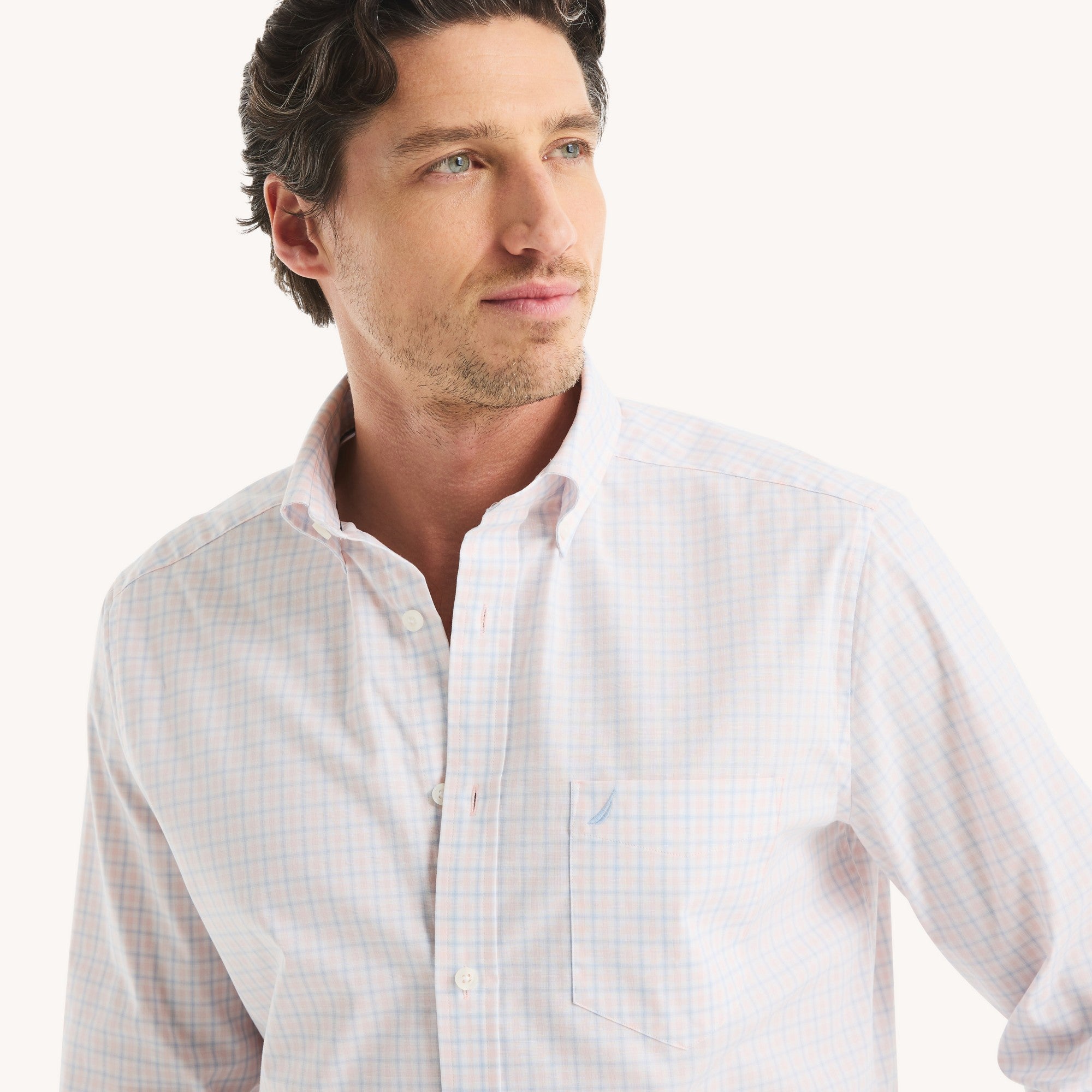 Camisa Nautica Ml Cuadro Cab