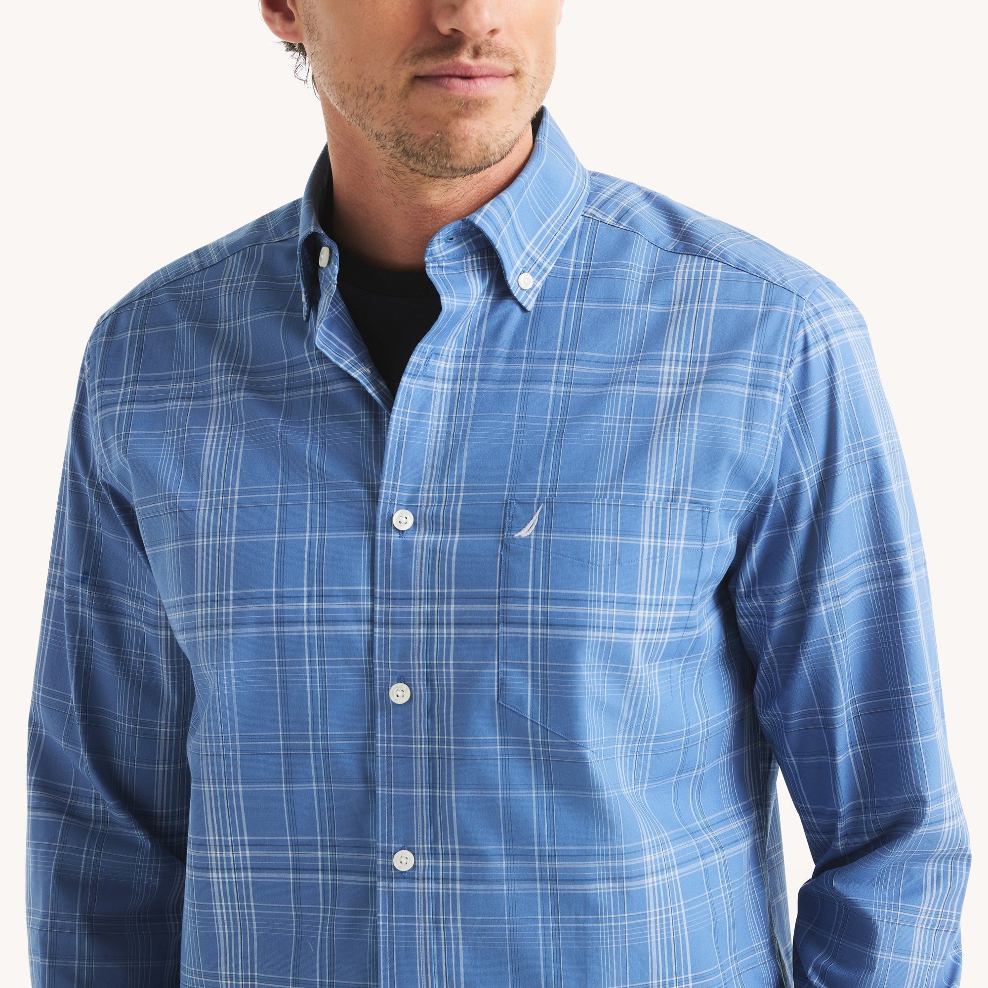 Camisa Nautica Ml Cuadro Cab