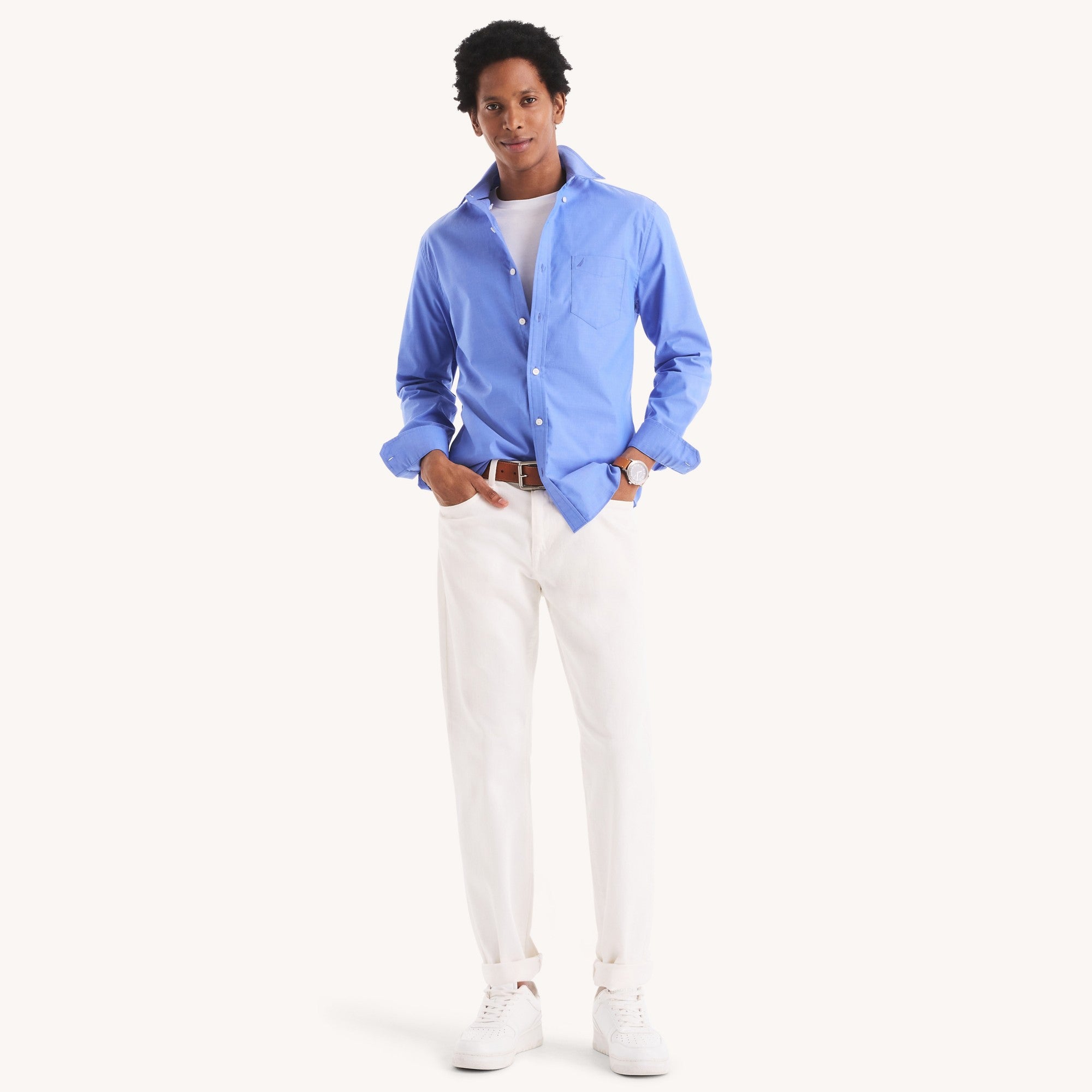 Camisa Nautica Ml Lisa Cab