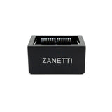 Gemelos Zanetti Plateado/Negro para Caballeros WSL-C1