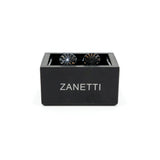 Gemelos Zanetti Plateado/Negro para Caballeros WSL-C6