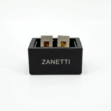 Gemelos Zanetti Silver Ambar para Caballeros