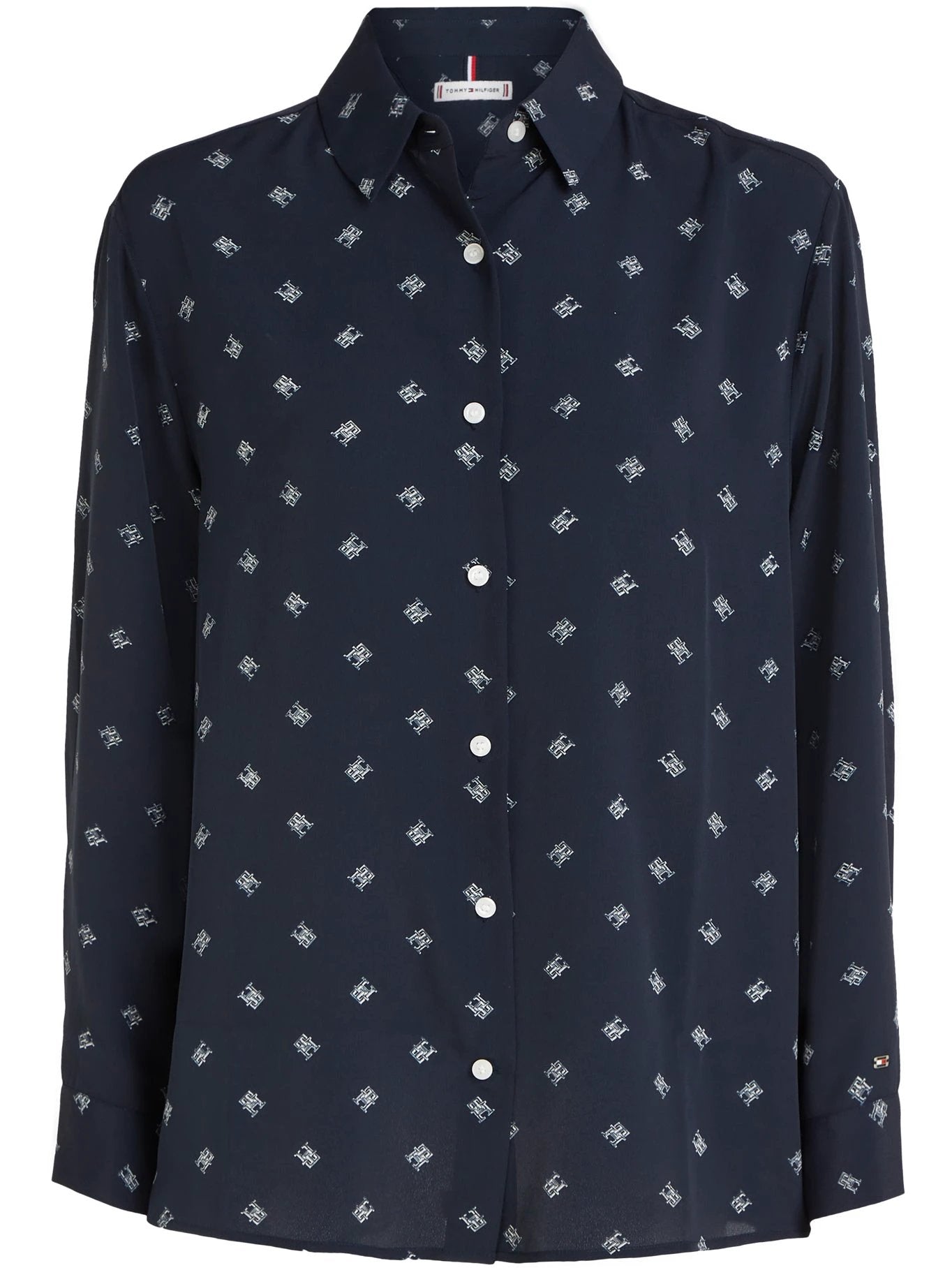 Blusa Tommy Hilfiger Mangas Largas Estampada Para Damas by Tommy Hilfiger