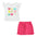 Conjunto Tiny Tots Mangas Cortas Estampado 2 Piezas Para Niñas