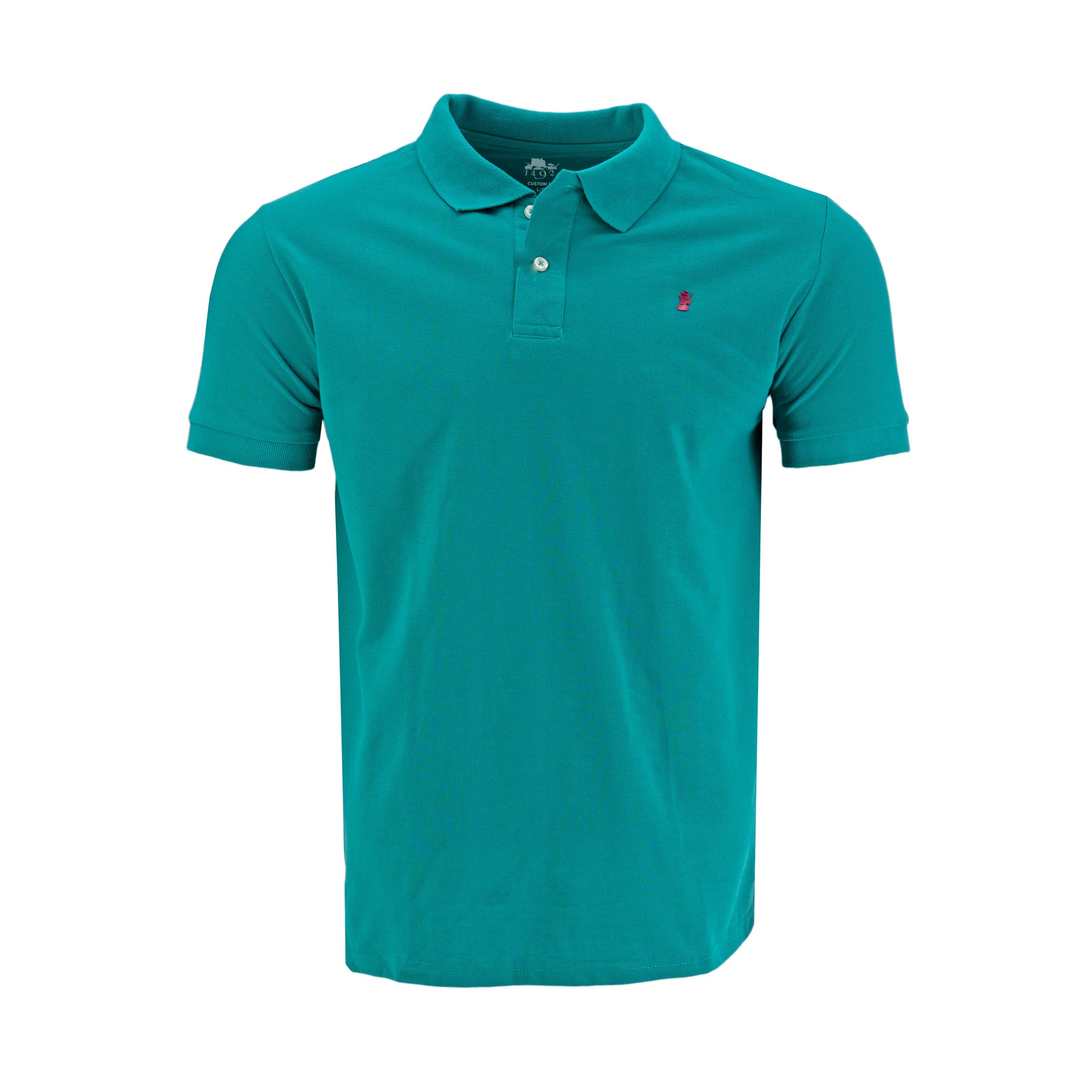 Poloshirt 1492 Mangas Cortas Liso Para Caballeros by 1492