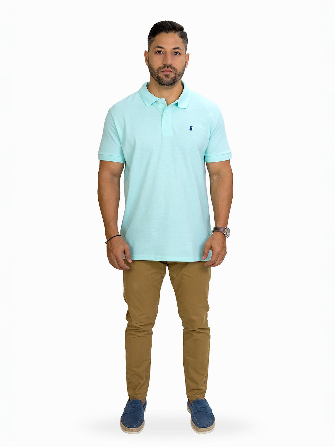 Poloshirt 1492 Mangas Cortas Liso Para Caballeros by 1492