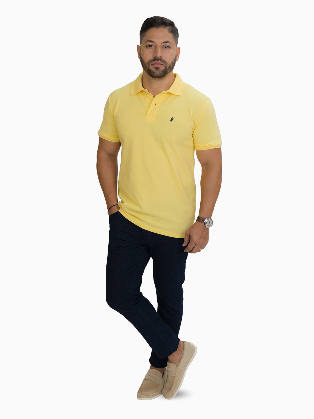 Poloshirt 1492 Mangas Cortas Liso Para Caballeros by 1492