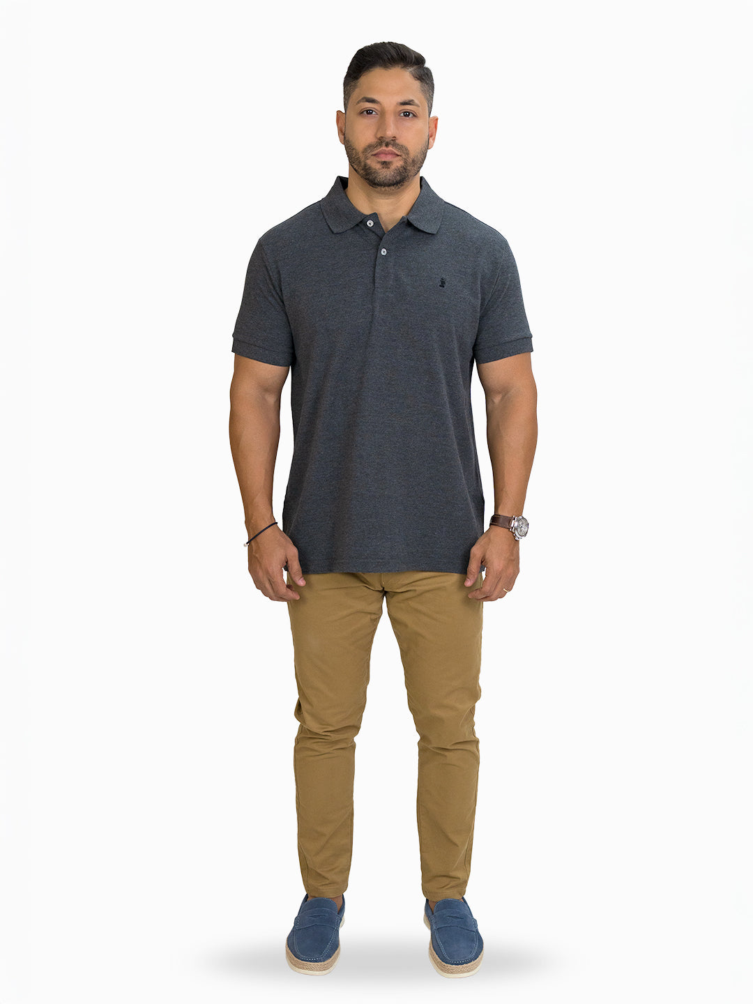 Poloshirt 1492 Mangas Cortas Liso Para Caballeros by 1492