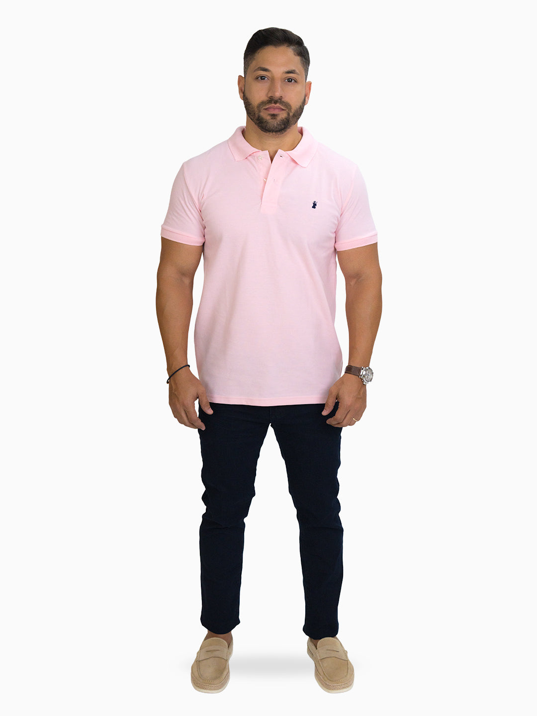 Poloshirt 1492 Mangas Cortas Liso Para Caballeros by 1492