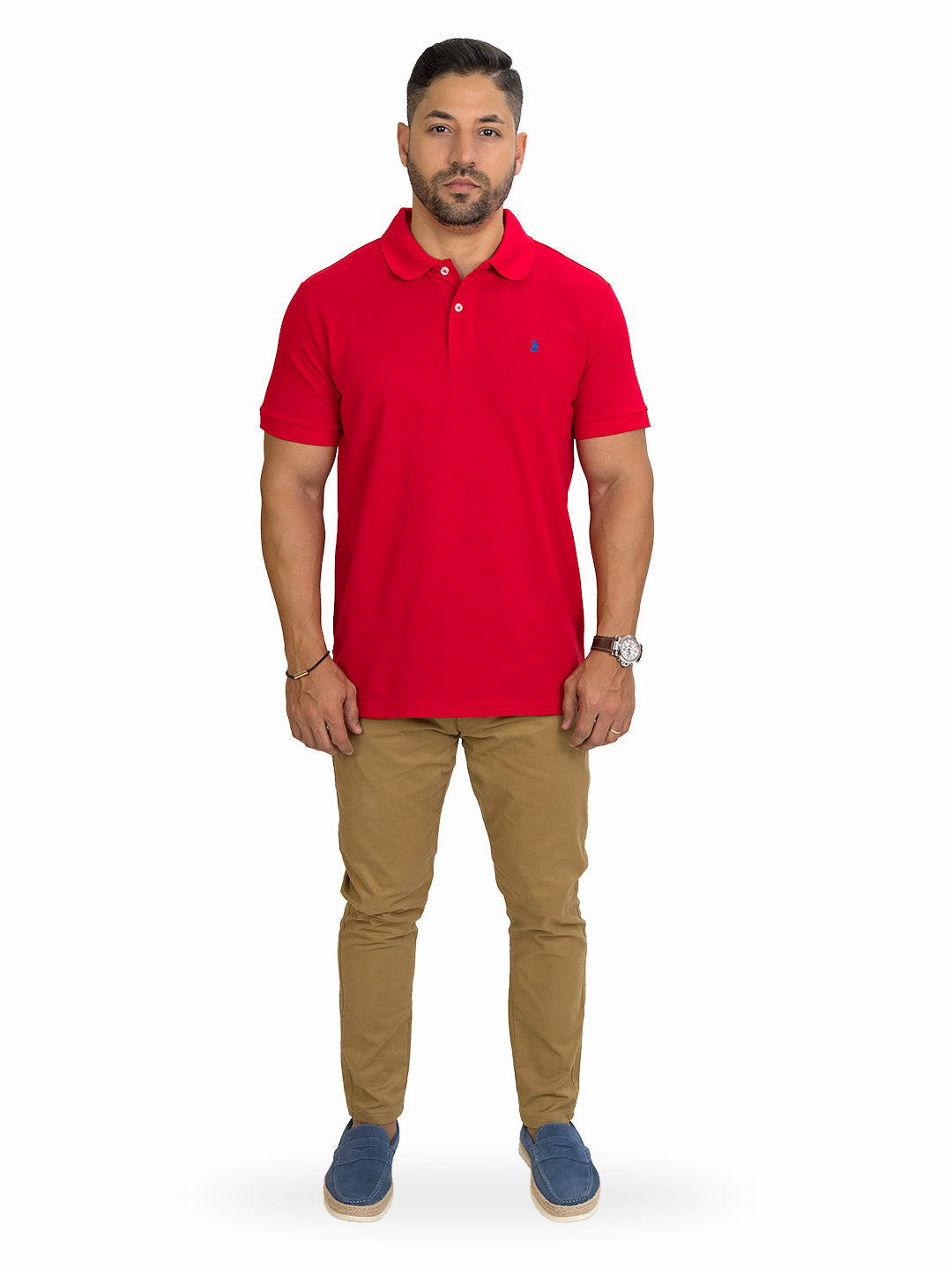 Poloshirt 1492 Mangas Cortas Liso Para Caballeros by 1492