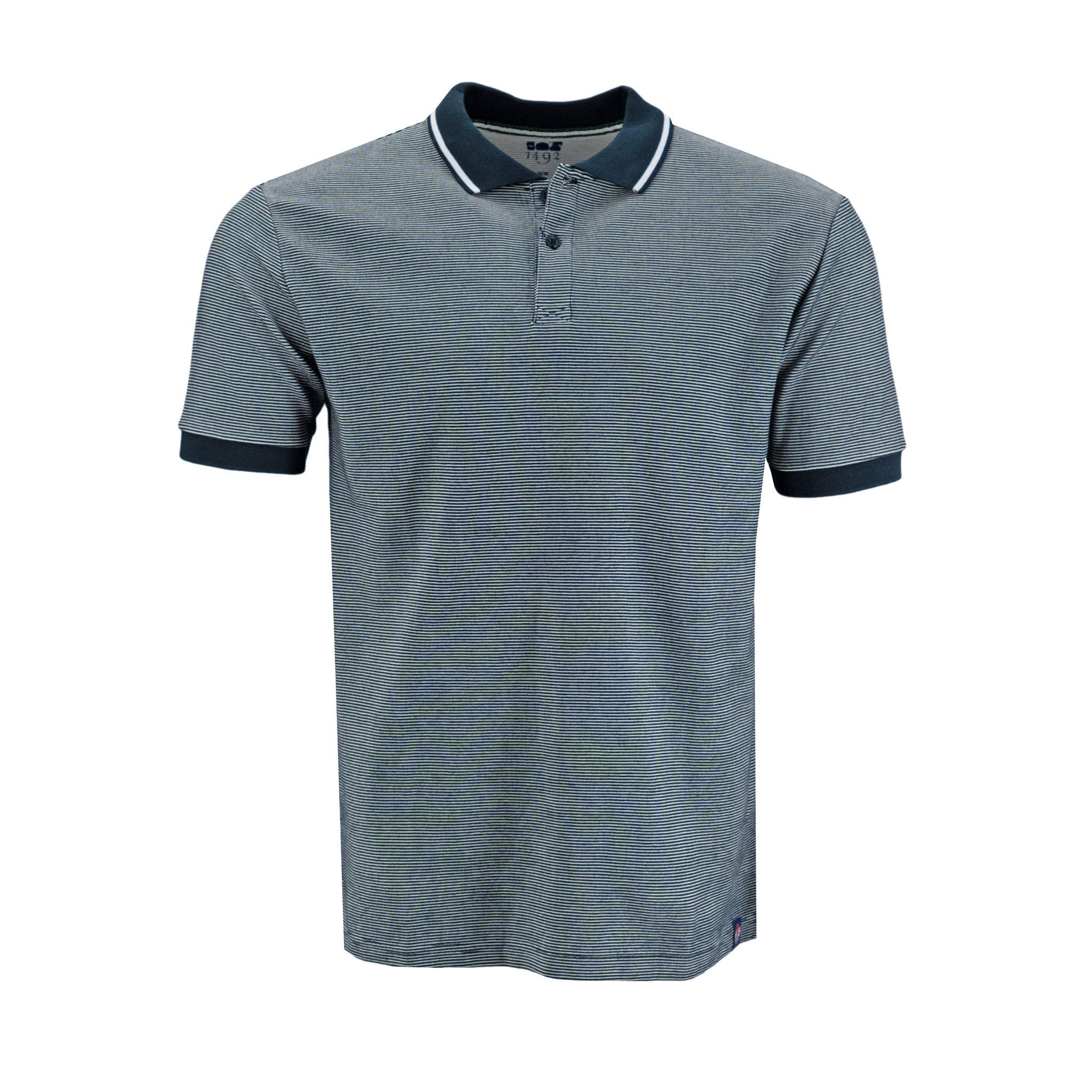 Poloshirt 1492 Mangas Cortas Rayas Para Caballeros