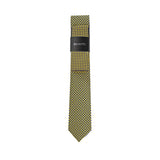 Corbata Zanetti Con Pañuelo Amarillo para Caballeros