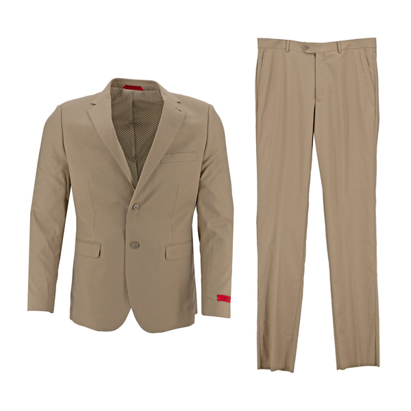 Traje Zanetti Luca 2 Botones Caqui para Caballeros