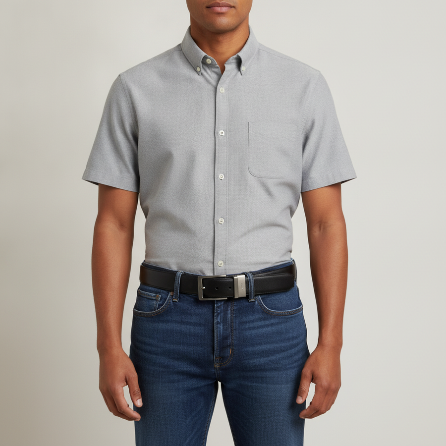 Correa Ted Lapidus Reversible para Caballeros con modelo (AI)