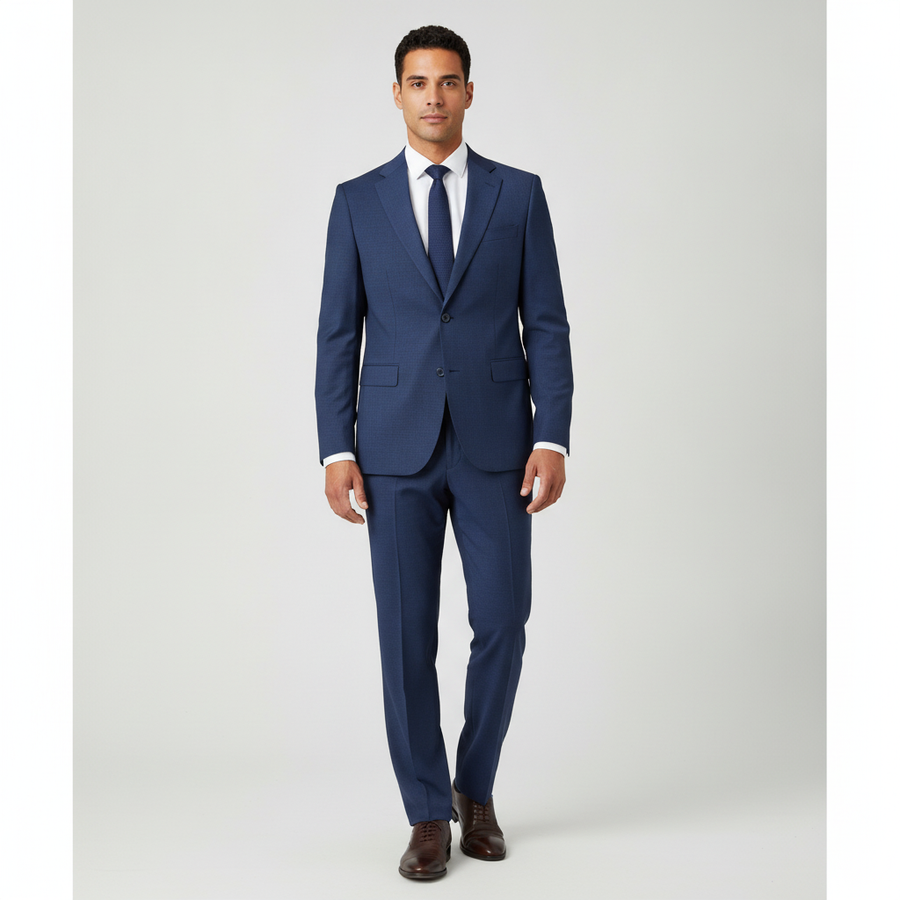 Traje Ted Lapidus 2 Botones Liso para Caballeros con modelo (AI)