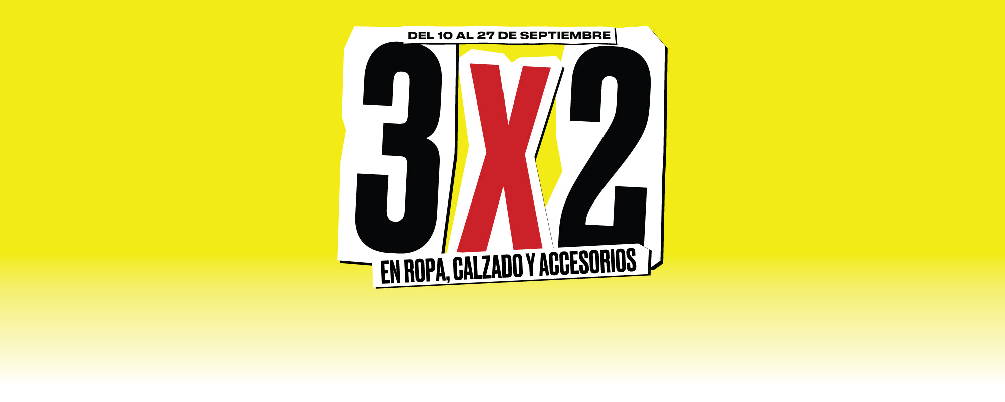 Oferta 3x2 — inicia 10 septiembre (staged)